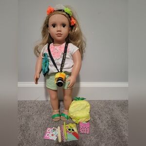 Our Generation 18" Doll With Cute Accessories